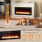 Edendirect 40'' Freestanding and Wall Mounted Electric Fireplace, Black, Multi Color Flame EF450B - alternate 4